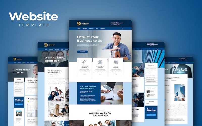 Template HTML kinh doanh