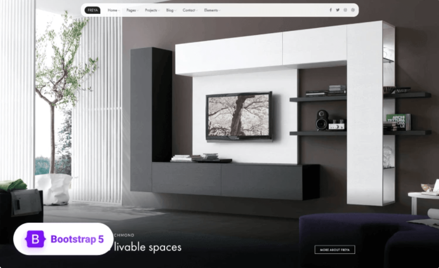 Freya – Interior Design Agency Website Template