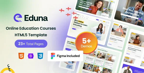 Eduna - Modern Education & E-learning HTML Template