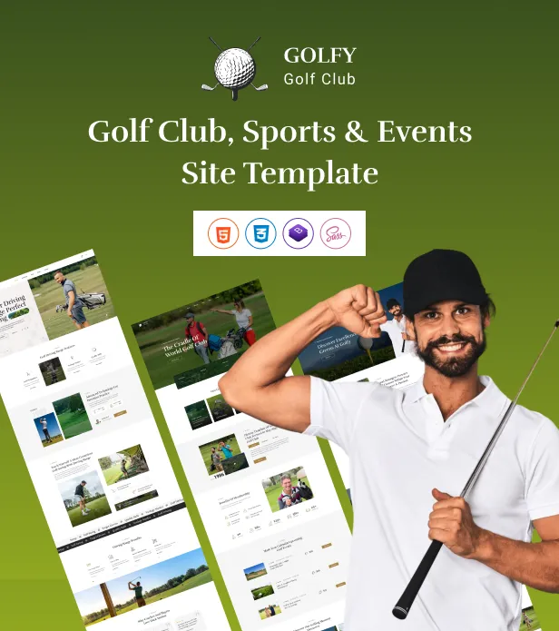 Golfy - Golf Club & Course HTML Template