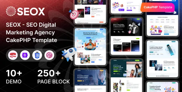 SEOX - CakePHP SEO & Digital Marketing Agency Template