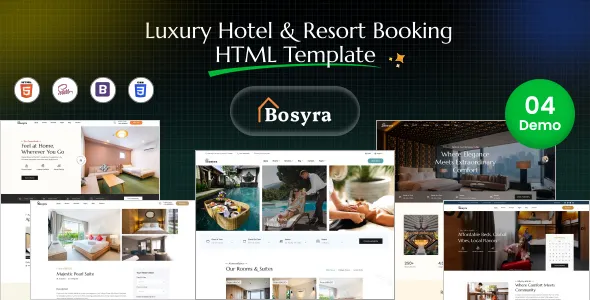 Bosyra – Luxury Hotel & Resort Booking HTML Template