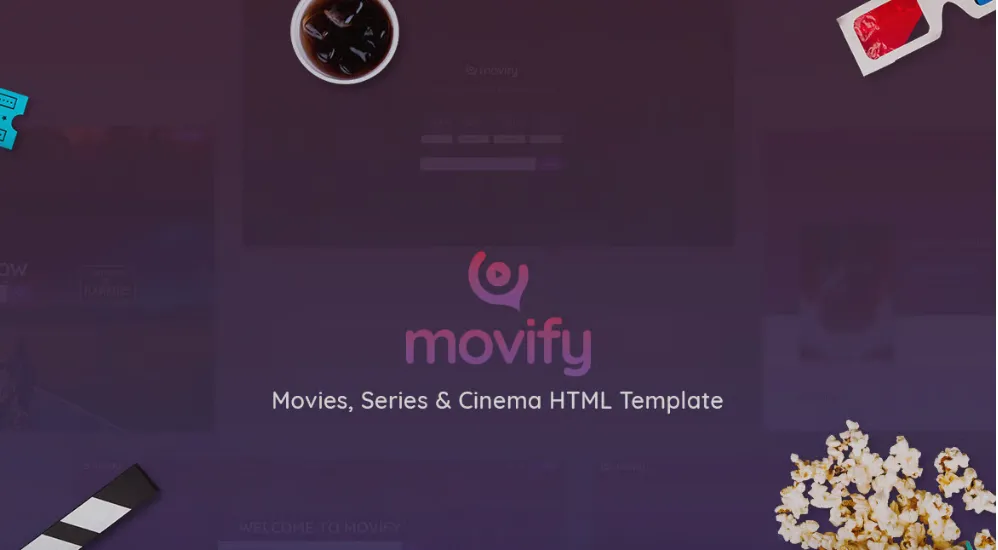 Movify - Movies, TV Shows & Cinema HTML Template